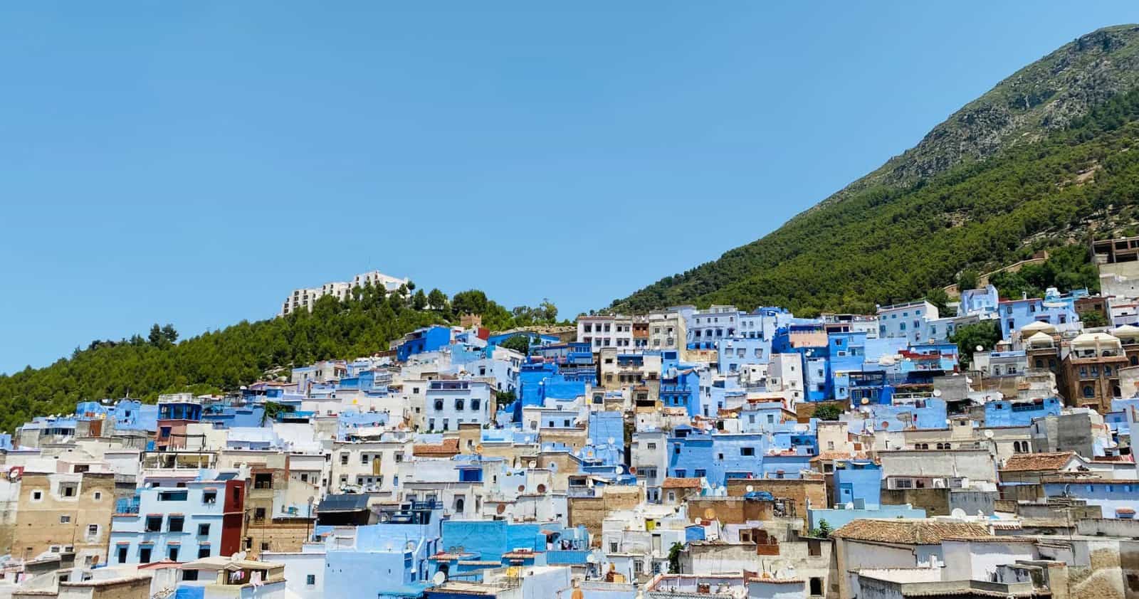 Chefchaouen, the blue city in the Rif Mountains, Morocco